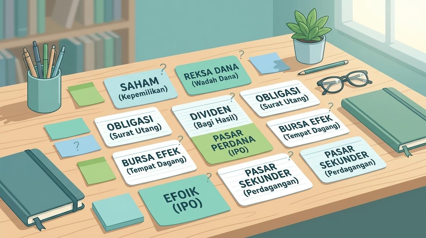 Ilustrasi daftar istilah pasar modal yang sering disalahpahami
